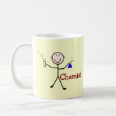 Mug Personne de Cadeau-Bâton de chimiste avec des (Gauche)