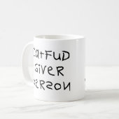 Mug Personne de donateur de Fud de chat (Devant gauche)