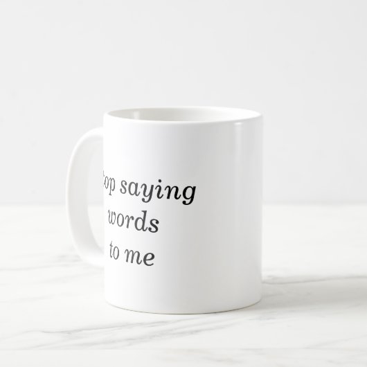 Mug personne du matin (Devant gauche)