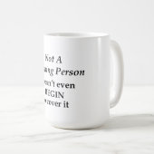 Mug Personne Du Matin (Devant droit)