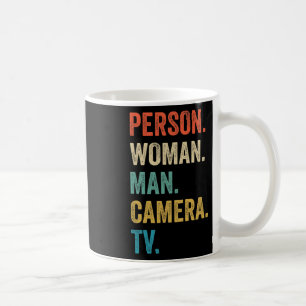 Mug Personne Femme Homme Appareil photo Télévision Tes