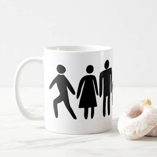 Mug Personne Femme Homme Caméra TV (Avec donut)