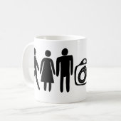 Mug Personne Femme Homme Caméra TV (Devant gauche)