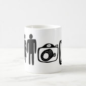 Mug Personne Femme Homme Caméra TV (Centre)