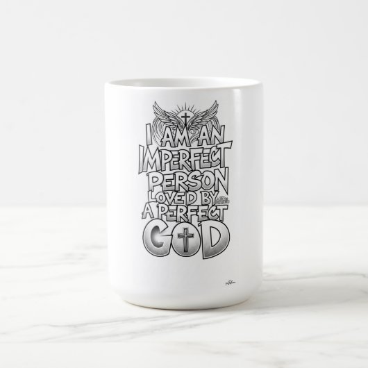 Mug Personne imparfaite Dieu parfait manches longues (Centre)