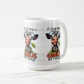 Mug Personne intelligente géniale et drôle avec des va (Devant droit)