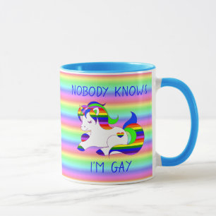 Mug Personne Ne Connaît Mon Gay Arc-en-ciel Gay LGBT H