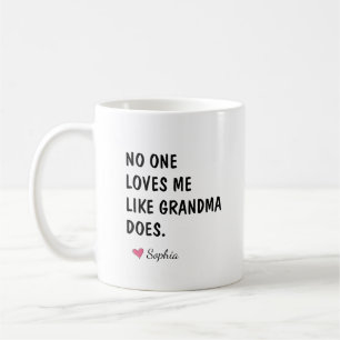 Mug Personne ne m'aime comme grand-mère