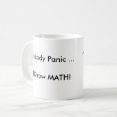 Mug Personne ne paniquent (Devant gauche)