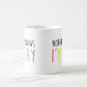 Mug Personne ne sait que je suis gai (Centre)