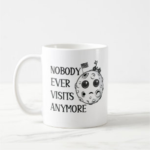 Mug Personne Ne Visite Plus L'Espace Lune Atterrissage