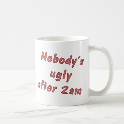 Mug Personne n'est laid (Droite)