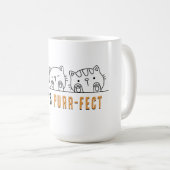 Mug Personne n'est purr-fait (Devant droit)