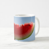 Mug Personne tenant de la pastèque tranchée (Devant droit)