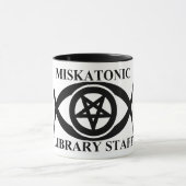 MUG PERSONNEL DE LA BIBLIOTHÈQUE DE MISKATONIC (Centre)