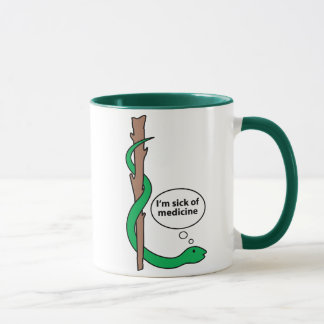 Mug Personnel drôle d'Asclepius