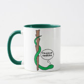 Mug Personnel drôle d'Asclepius (Gauche)