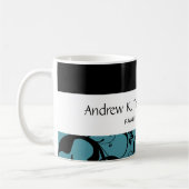 Mug Personnel du bureau dentaire Pro Damask (Gauche)