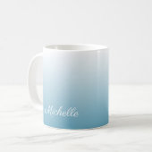 Mug Personnel gradient ombre angel blue (Devant gauche)