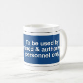 Mug personnel qualifié (Devant droit)