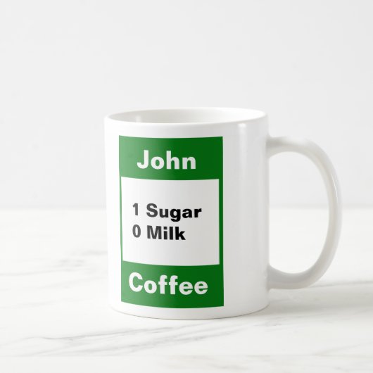 Mug Personnel - Vert (Droite)