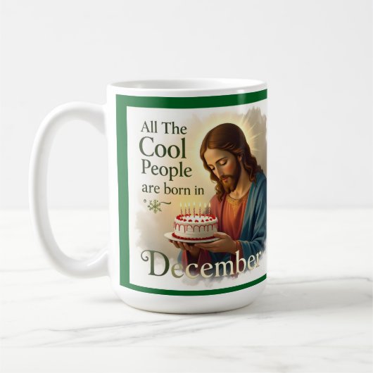 Mug Personnes cool nées en décembre (Gauche)