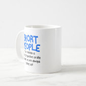 Mug Personnes courtes drôles (Devant gauche)
