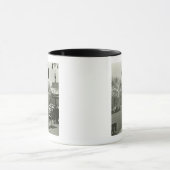 Mug Personnes décoratives d'arrière - plan de (Centre)