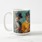 Mug Personnes du 19e siècle utilisant des smartphones (Gauche)