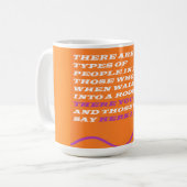 Mug Personnes et types message de sagesse (Devant gauche)