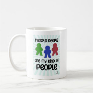 Mug Personnes Meeple Jeu de société amusant Devise de