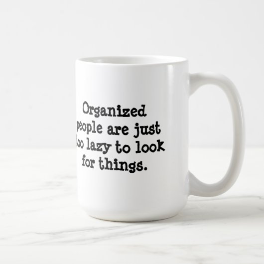 Mug Personnes organisées (Droite)