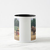 Mug Personnes simples de pays amish dans l'agriculture (Centre)