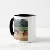 Mug Personnes simples de pays amish dans l'agriculture (Devant gauche)