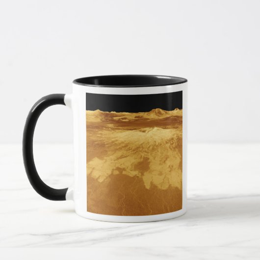 Mug Perspective 3D de Sapas Mons sur Vénus (Gauche)