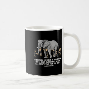 Mug Perspective Citation Marcus Aurelius Elephant Illu