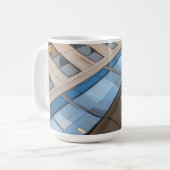 Mug Perspective de façade bleue  (Devant gauche)