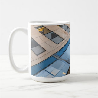 Mug Perspective de façade bleue