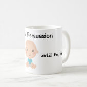 Mug persuasion des jeunes - citation satirique (Devant droit)