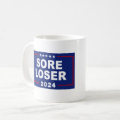 Mug Perte de la douleur anti-Trump 2024 (Devant gauche)