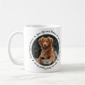 Mug Perte de l'animal Sympathie Keepsaké Chien Pet Mem (Gauche)