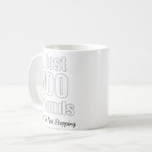 Mug Perte de poids Cadeaux J'ai perdu 100 Livres Miles (Devant gauche)