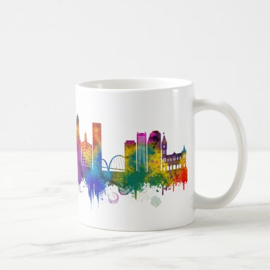 Mug Perth Australia Skyline (Droite)