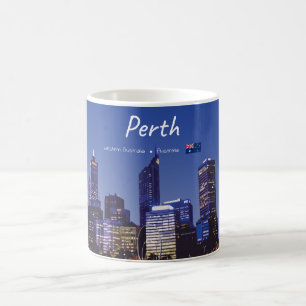 Mug Perth, Australie - Ciel de la ville la nuit