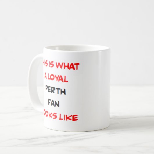 Mug perth fan, loyal (Devant gauche)