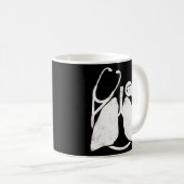 Mug Perturbé Pour Le Thérapiste Respiratoire (Devant droit)