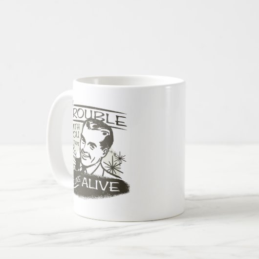 Mug Pessimiste drôle (Devant gauche)