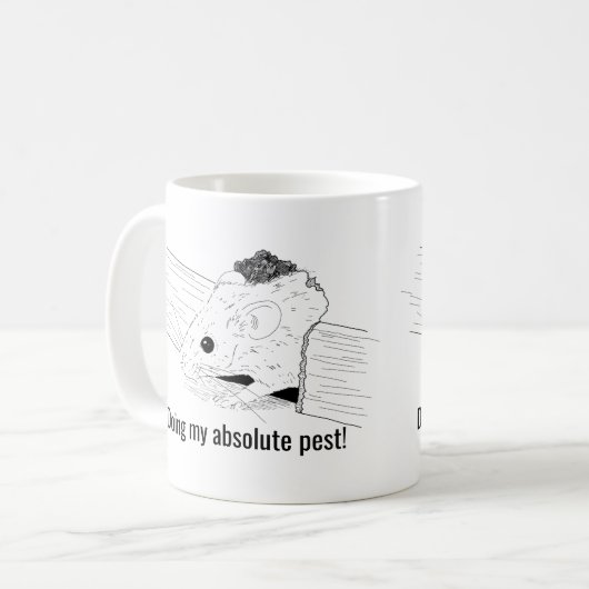 Mug Pest absolu, jeu de souris (Devant gauche)