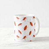 Mug Pest Controller Funny Cockroach Patterned (Devant droit)