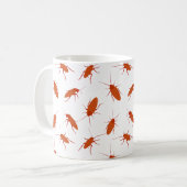 Mug Pest Controller Funny Cockroach Patterned (Devant gauche)
